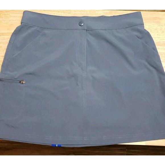 32° Cool Skort Shorts With Skirt Over Large Vintage Indigo NWT Tennis Pickleball - Picture 1 of 10